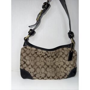 Coach Bleeker Hobo Handbag Bag Purse F0793-11431 Leather Corner Brass Buckle Y2K
